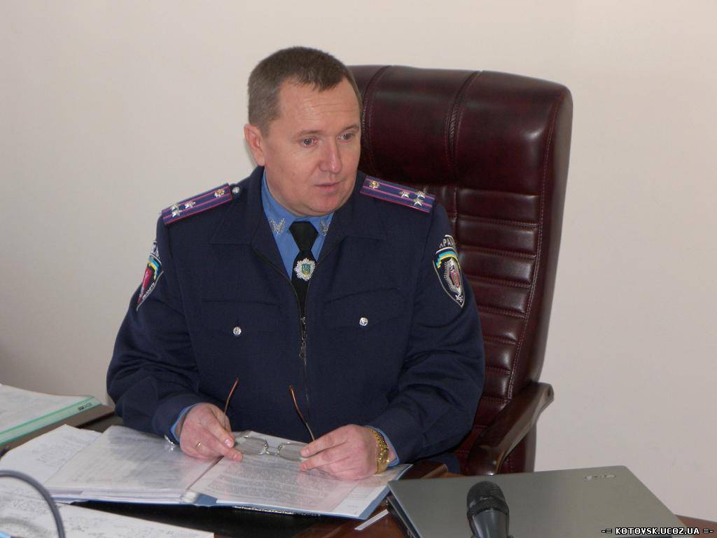 Начальник Котовського МВ Лещенко І.В. провів прес-конференцію за підсумками 2011 року
